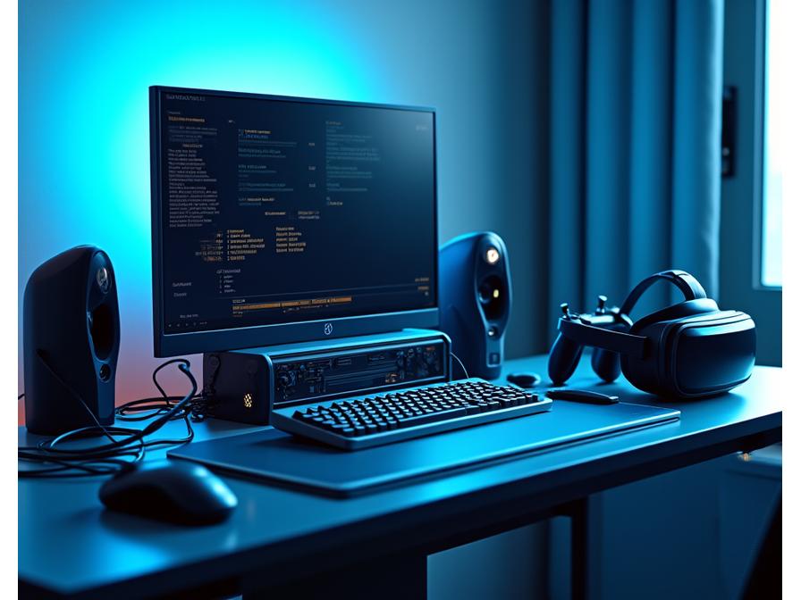 Setup de tecnología VR avanzada